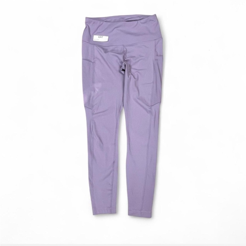 90 Degree Reflex Purple high waisted, ankle length, side pockets Leggings